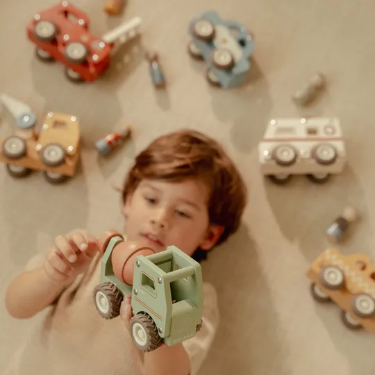 Little Dutch Cementwagen Inclusief Pegdoll – Hout