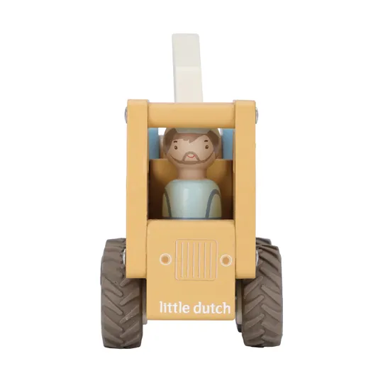 Little Dutch Kraanwagen Inclusief Pegdoll – Hout
