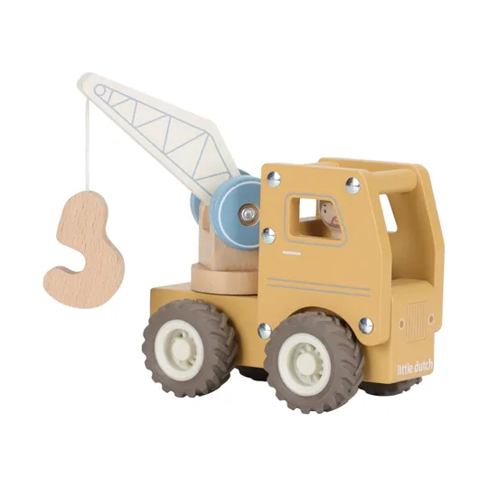 Little Dutch Kraanwagen Inclusief Pegdoll – Hout