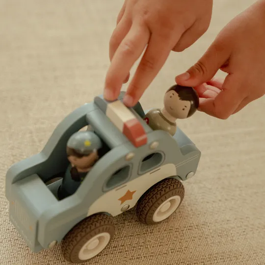 Little Dutch Politiewagen Inclusief Pegdoll – Hout