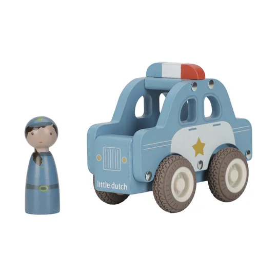 Little Dutch Politiewagen Inclusief Pegdoll – Hout