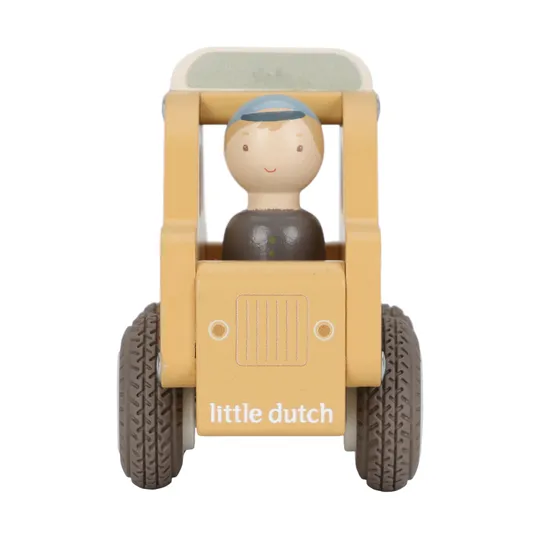 Little Dutch Taxi Inclusief Pegdoll – Hout