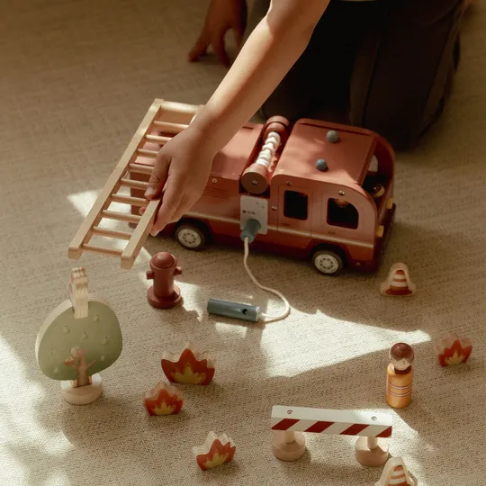 Little Dutch Brandweerwagen Met Pegdolls 