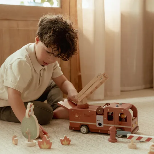Little Dutch Brandweerwagen Met Pegdolls 
