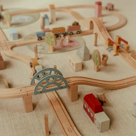 Little Dutch Treinset XXL – Hout