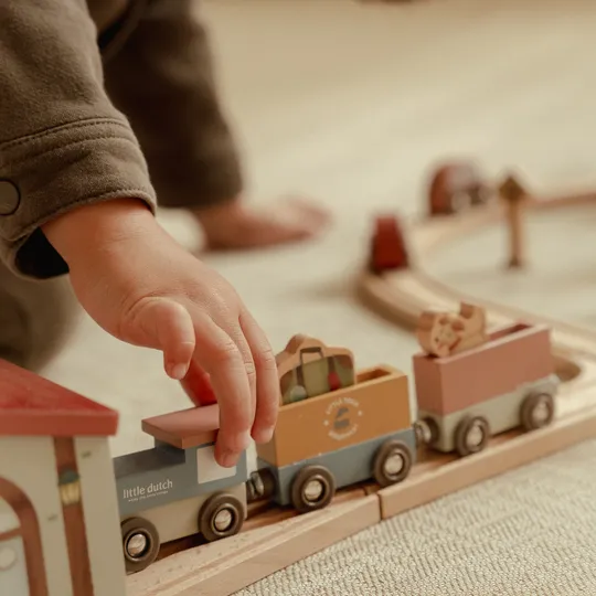 Little Dutch Treinset XXL – Hout