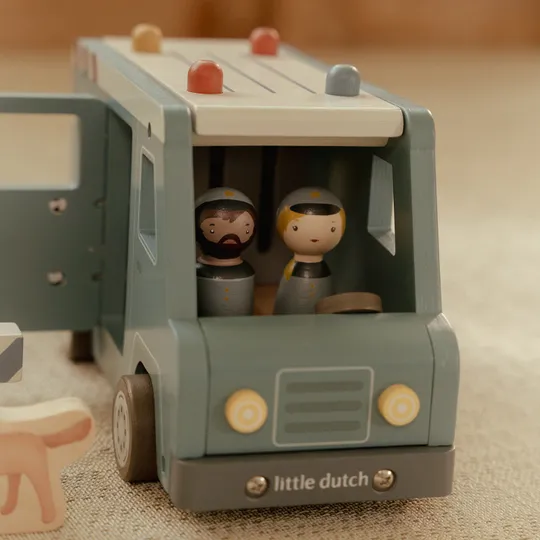 Little Dutch Politiewagen Inclusief Pegdolls – Hout