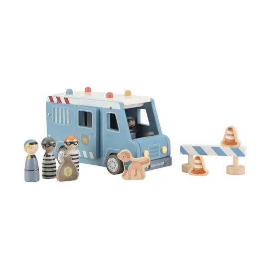 Little Dutch Politiewagen Inclusief Pegdolls – Hout