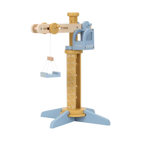 Little Dutch Kraan Set Met Treinbaan 