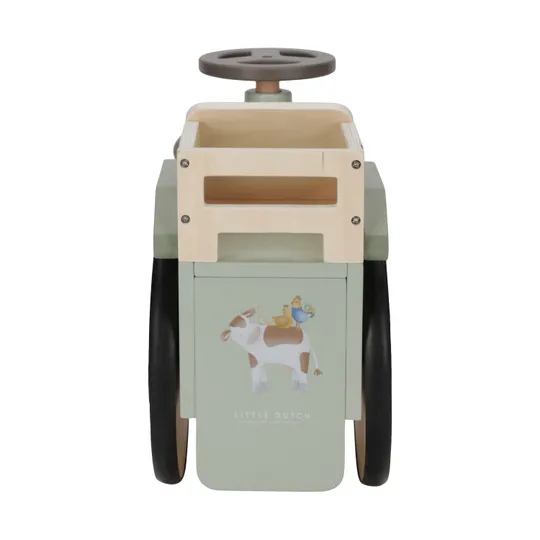 Little Dutch Houten 4-Wieler Tractor Little Farm FSC