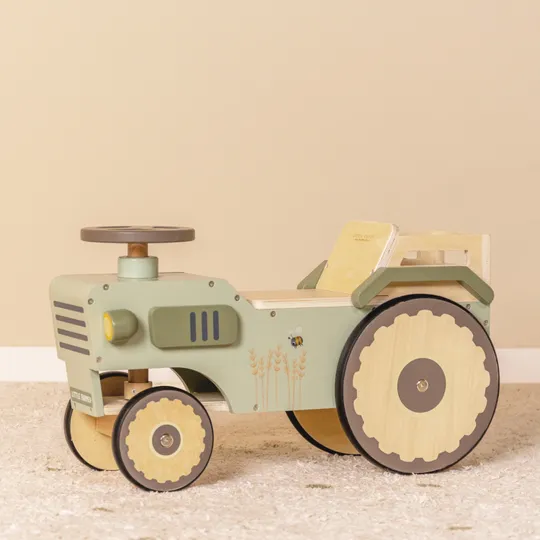 Little Dutch Houten 4-Wieler Tractor Little Farm FSC