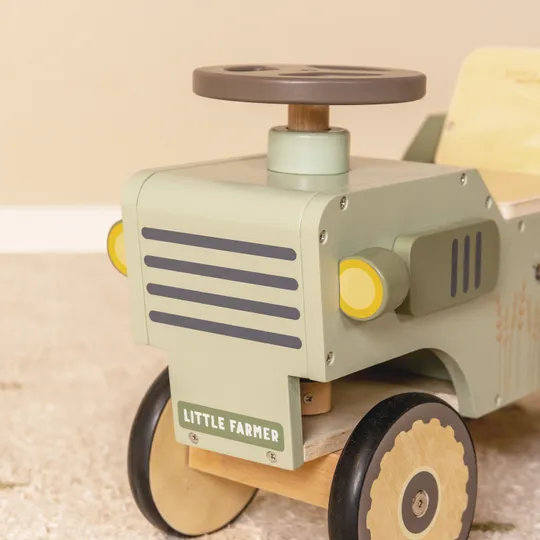 Little Dutch Houten 4-Wieler Tractor Little Farm FSC