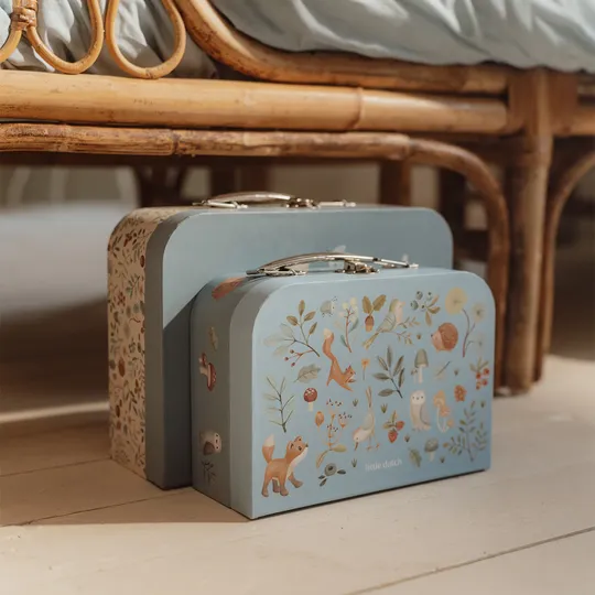 Little Dutch Kofferset Forest Friends blue