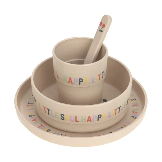 Lässig Eetset Happy Fruits Cherry – 4-delig