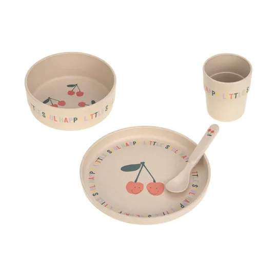 Lässig Eetset Happy Fruits Cherry – 4-delig