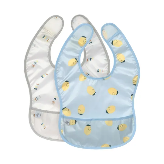 Lässig Lichte Slabbetjes Happy Fruits Lemon – 2 stuks