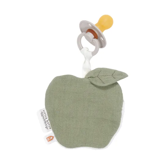 Little Dutch Speendoekje Hydrofiel Appel Olive

