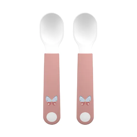 Mepal Oefenlepel Set Mio Flowers & Butterflies 2 stuks