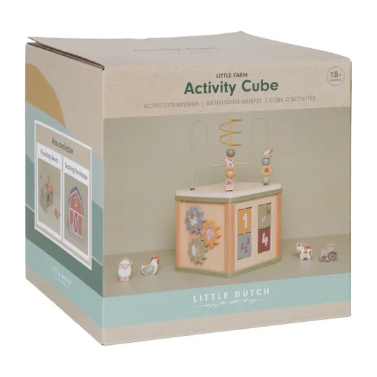 Little Dutch Activiteitenkubus Little Farm FSC