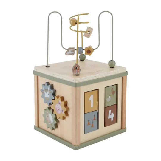 Little Dutch Activiteitenkubus Little Farm FSC