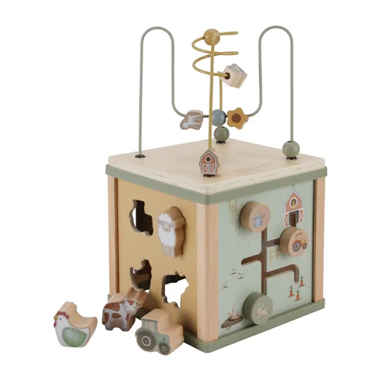 Little Dutch Activiteitenkubus Little Farm FSC