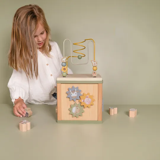 Little Dutch Activiteitenkubus Little Farm FSC