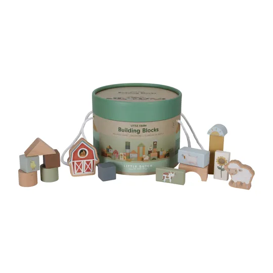 Tiamo Little Dutch Bouwblokken Little Farm FSC