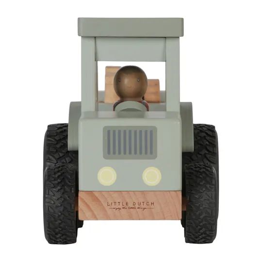 Little Dutch Tractor Met Trailer Little Farm FSC