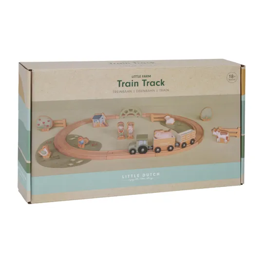 Little Dutch Treinset Little Farm FSC