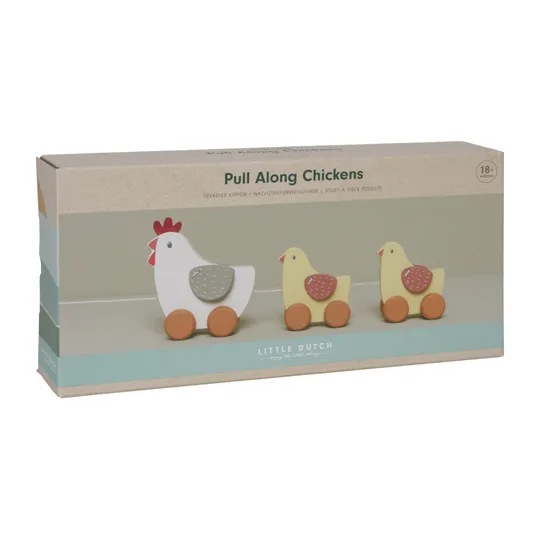 Little Dutch Trekdier Kippen Little Farm FSC