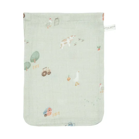 Little Dutch Washand Hydrofiel Little Farm / Olive