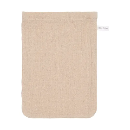 Little Dutch Washand Hydrofiel Baby Bunny/Beige 2-Pack