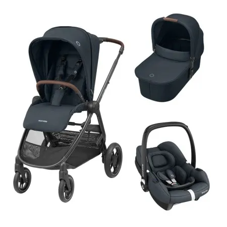 Maxi-Cosi Street+ Trio Essential Graphite (Black Frame + Brown Leather)