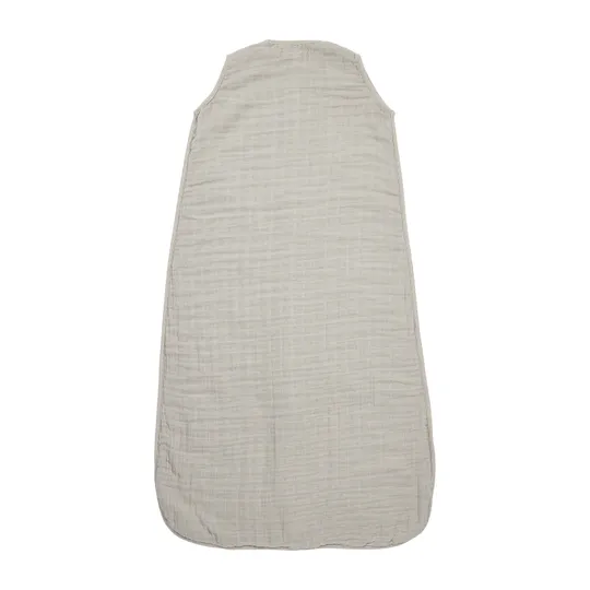 Meyco Baby Uni baby slaapzak Pre-Washed hydrofiel Greige 70 cm