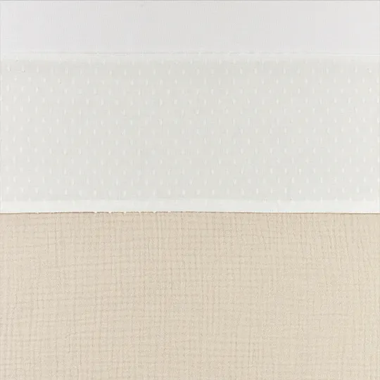 Meyco Ledikantlaken Plume Offwhite 100 x 150 cm