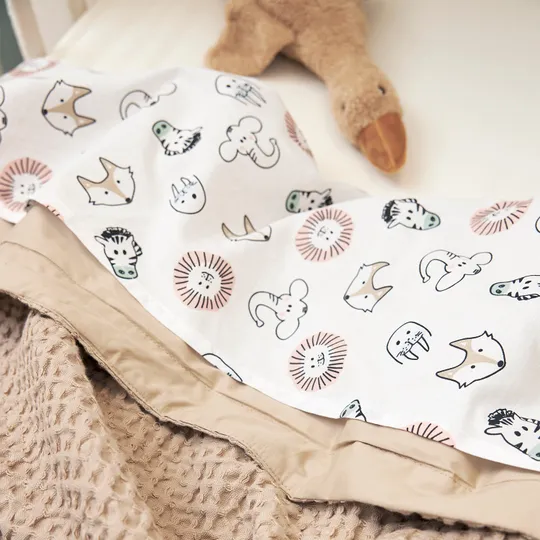 Meyco Ledikantdeken Waffle Cotton Sand 100 x 150 cm