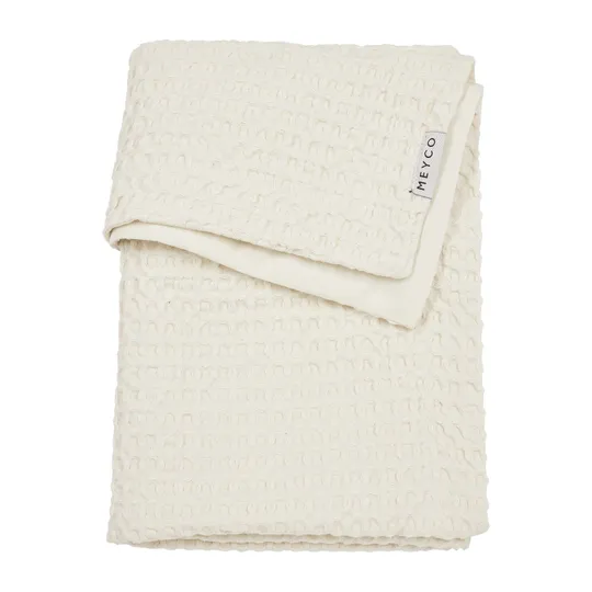 Meyco Wiegdeken Waffle Cotton Nature 75 x 100 cm