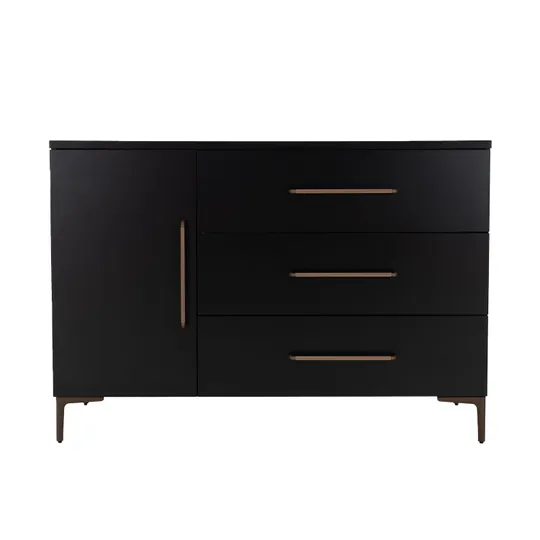 TWF Commode XL 3 Laden 1 Deur Modena Metaal