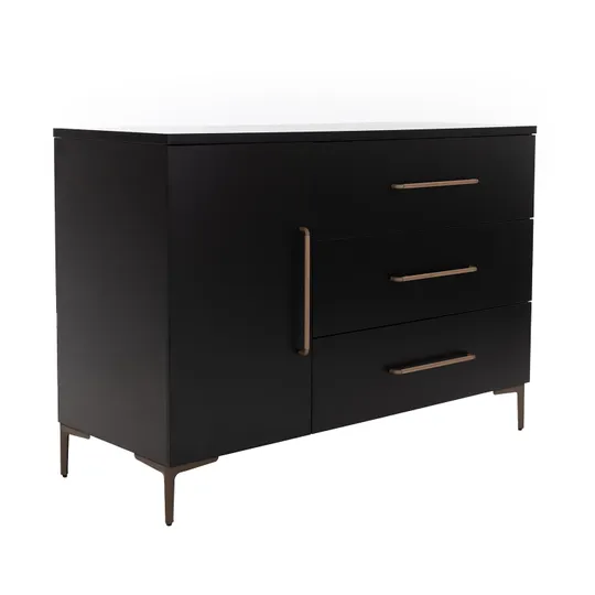 TWF Commode XL 3 Laden 1 Deur Modena Metaal