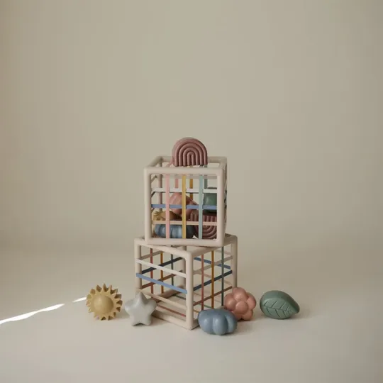 Mushie Vormensorteerder - Elastic - Multi Color