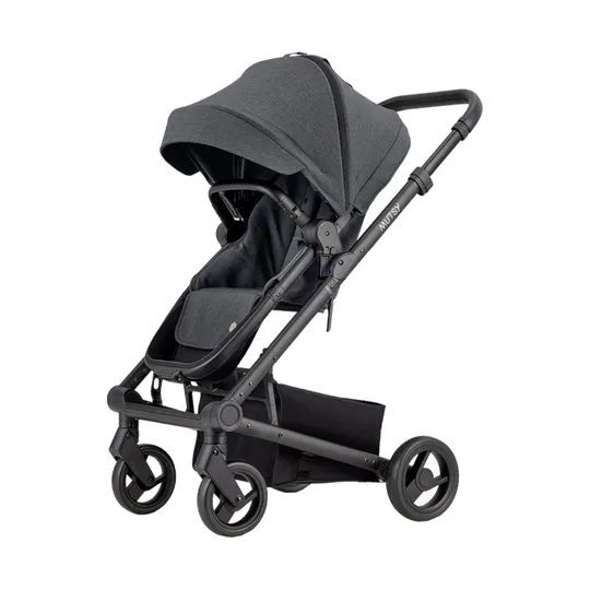 Mutsy Kinderwagen Nexo Plus Complete Black Frame - Black Grip