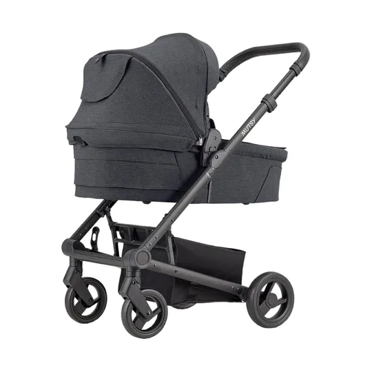 Mutsy Kinderwagen Nexo Plus Complete Black Frame - Black Grip