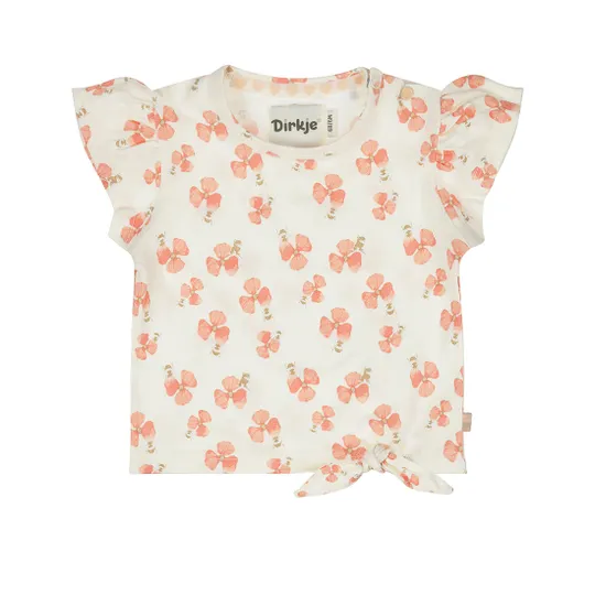 Dirkje T‑shirt - Maat 56 - Off‑white Blossom