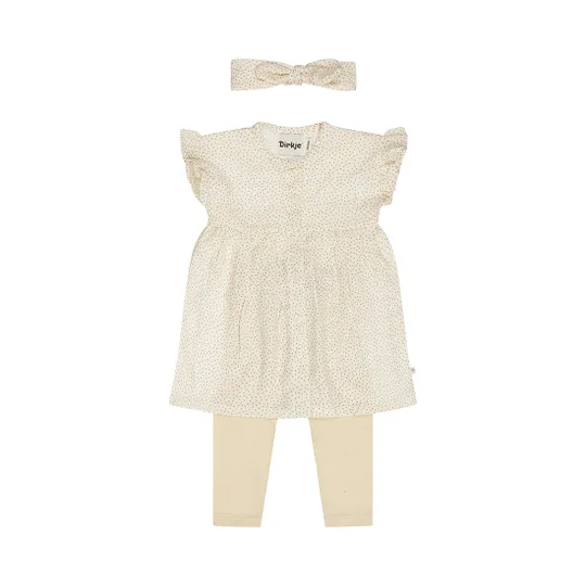 Dirkje 3-Delig Set – Maat 74 – Off-White