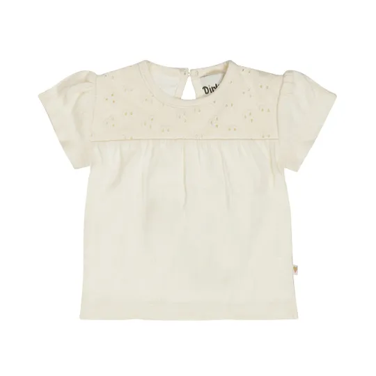Dirkje T‑shirt - Maat 74 - Soft Off-white