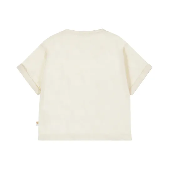 Dirkje T-shirt Loose Fit - Maat 74 - Off-white