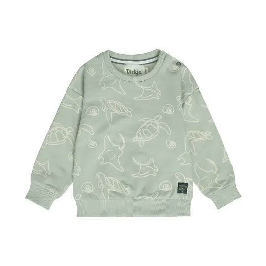 Dirkje Sweater - Maat 68 - Soft Sage