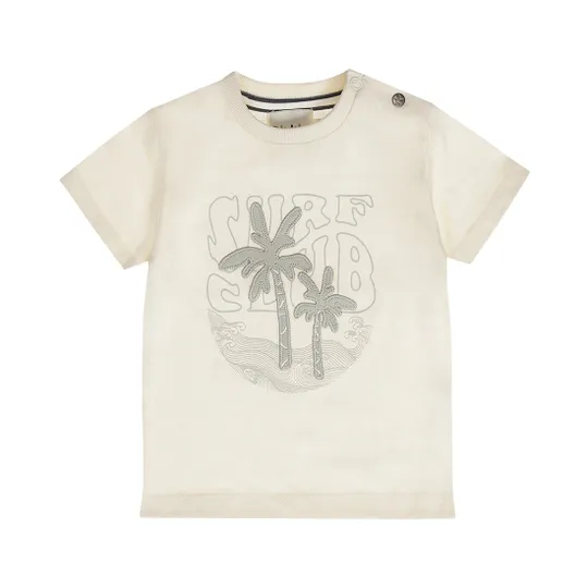Dirkje - Surf Club - T-shirt - Maat 62 - Off White