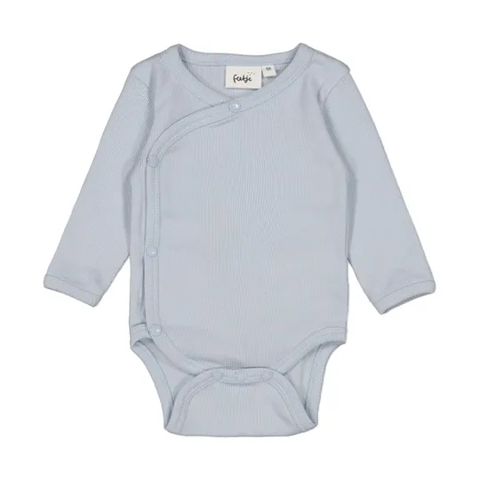 Feetje The Magic Is In You Wikkelromper Rib - Blauw