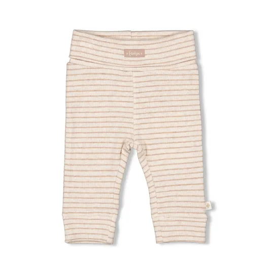 Feetje The Magic is in You Rib Broek - Streep - Taupe Melange